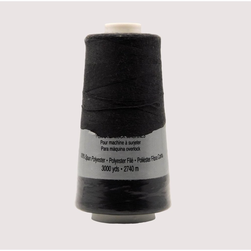 Coats Surelock Overlock Machine Polyester Thread Oxford Grey 3000 Yards